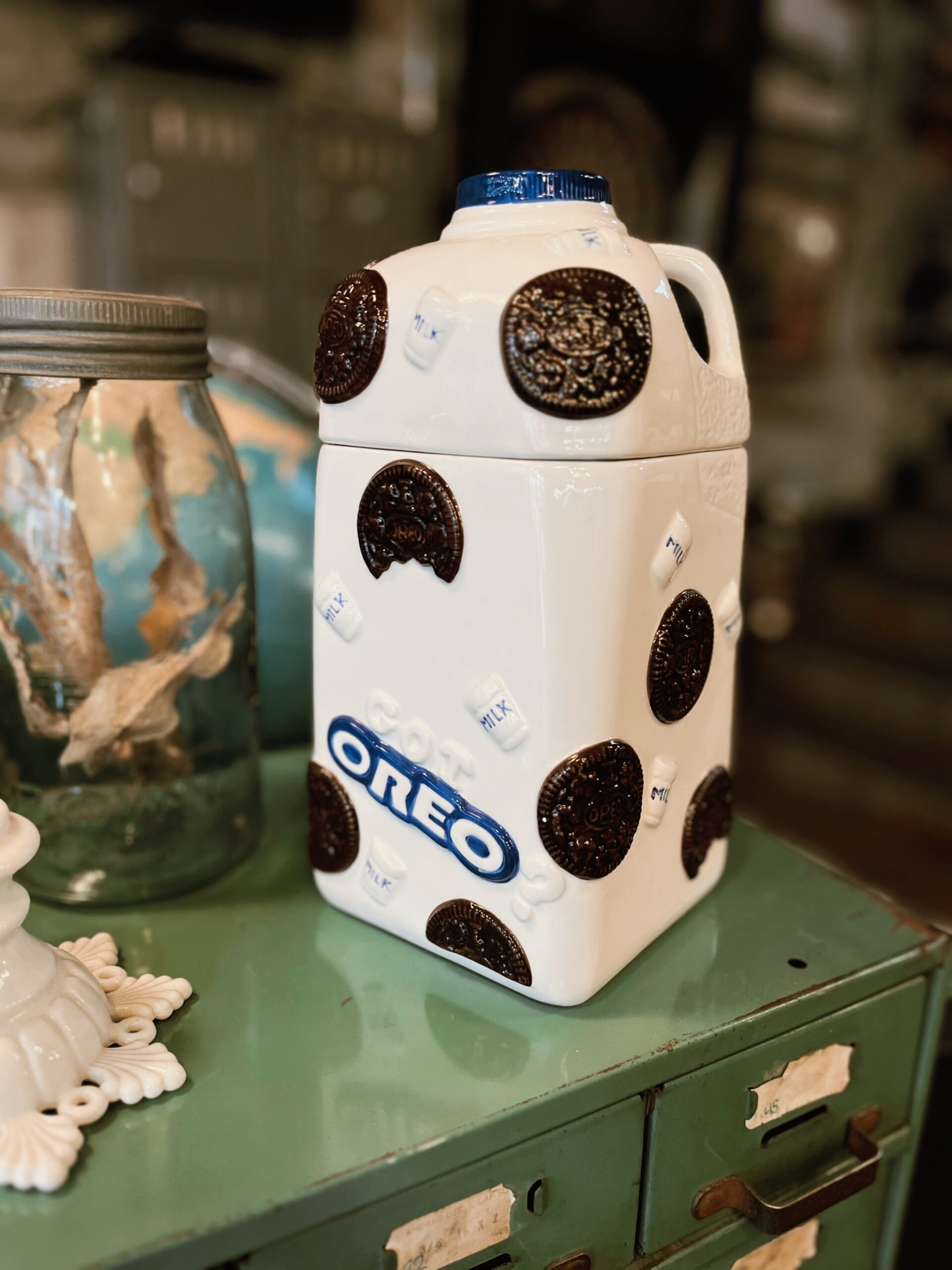 2/5 OREO ミルクボトルクッキージャー 商品紹介 - ottoantiques.jp
