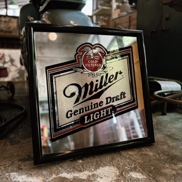 7/25　Miller LIGHT ヴィンテージパブミラー　商品紹介