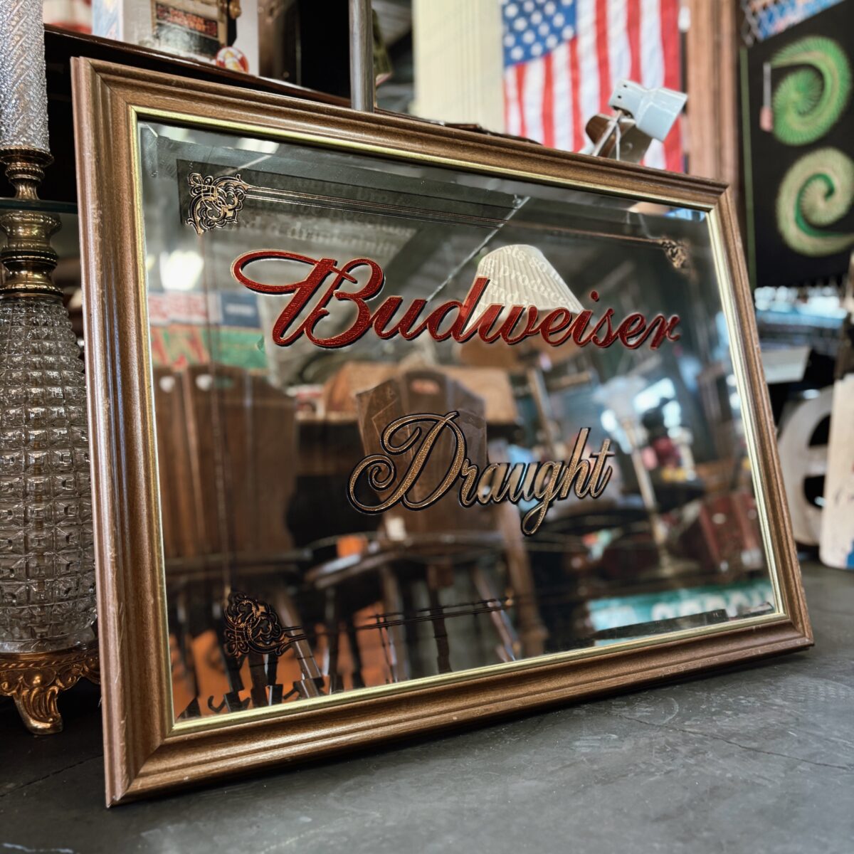 9/29 Budweiser パブミラー 商品紹介 - ottoantiques.jp