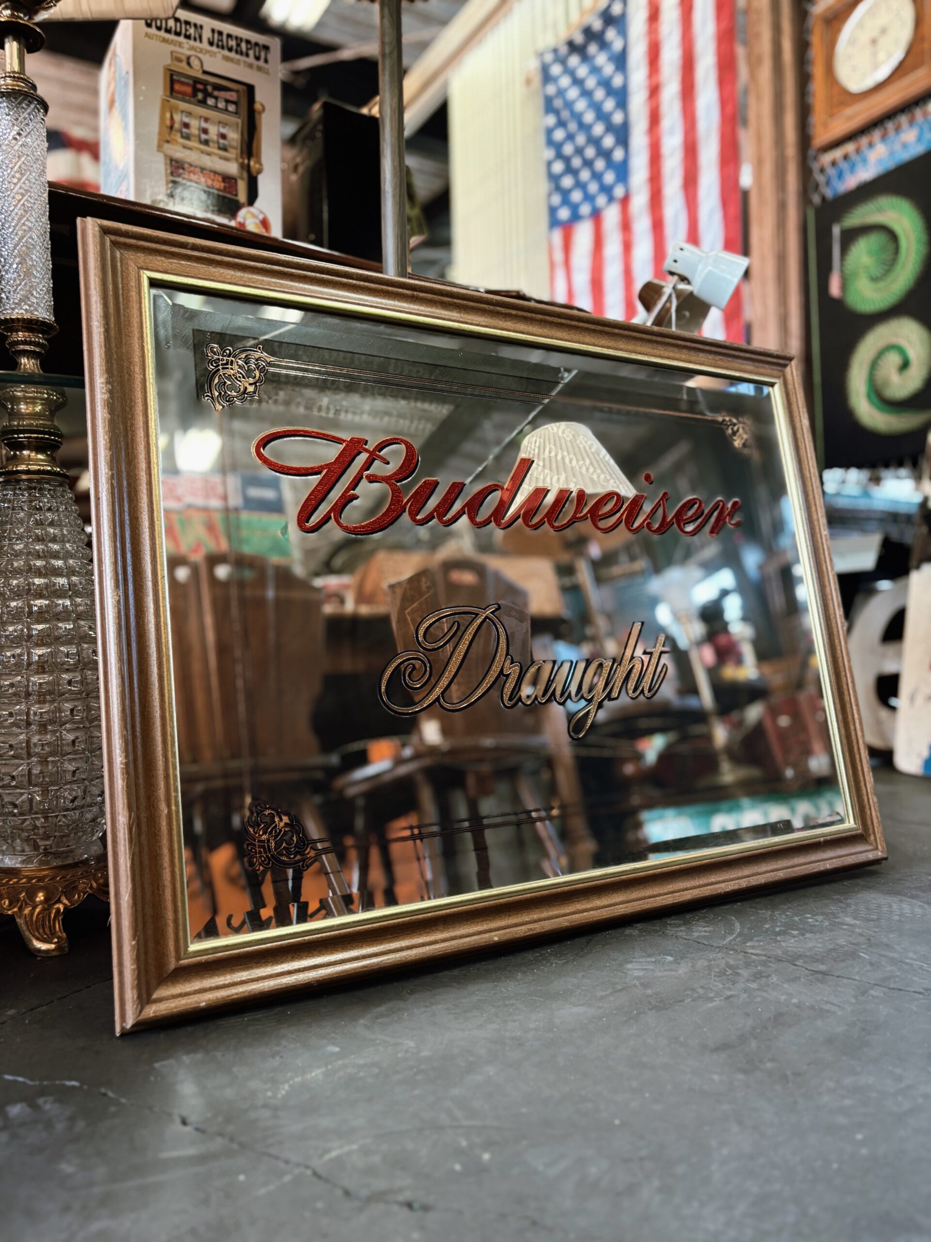 9/29 Budweiser パブミラー 商品紹介 - ottoantiques.jp